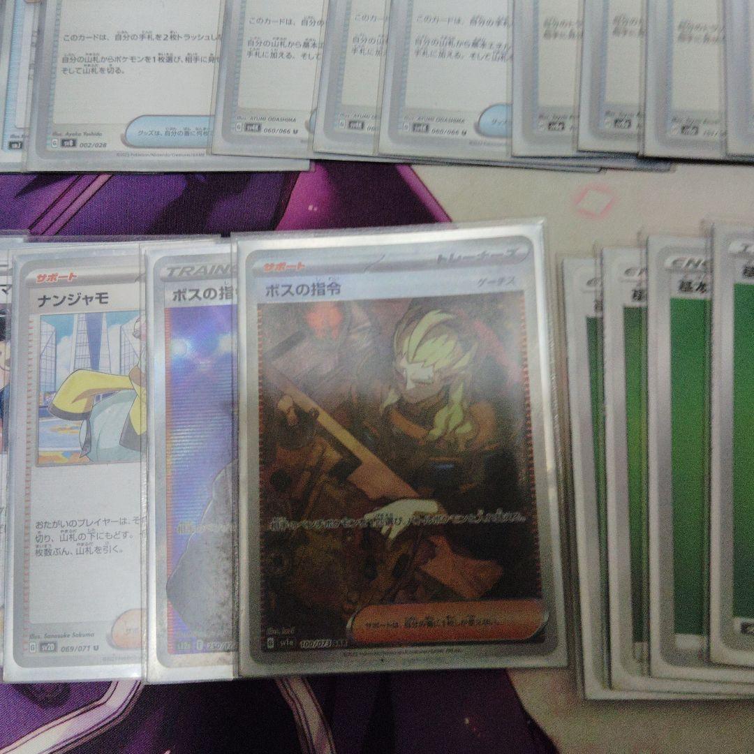 ポケモンカード 60枚セット タケルライコGXデッキキャラスリと二重スリーブ付き