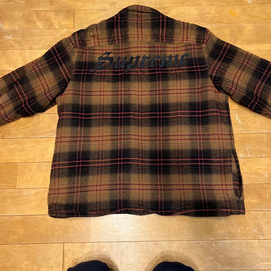 Supreme チェックジャケット