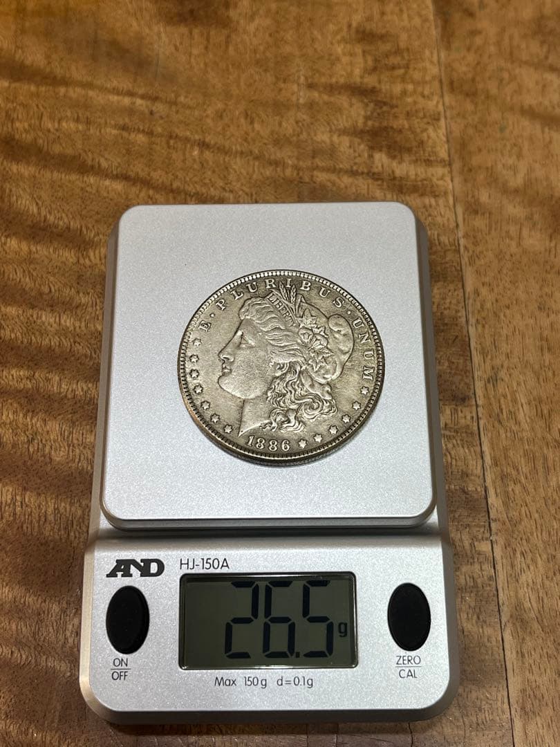 送料無料　モルガン銀貨 1886年 1898年 1899年 3枚セットマーク無し