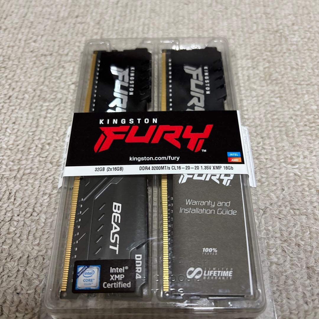 Kingston FURY Beast DDR4 16GB×2(32GB)
