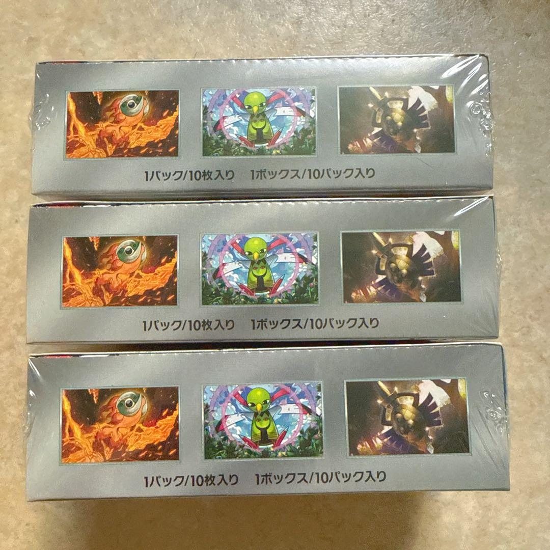 ポケモンカードゲーム スカーレット&テラスタルフェスex BOX 3箱