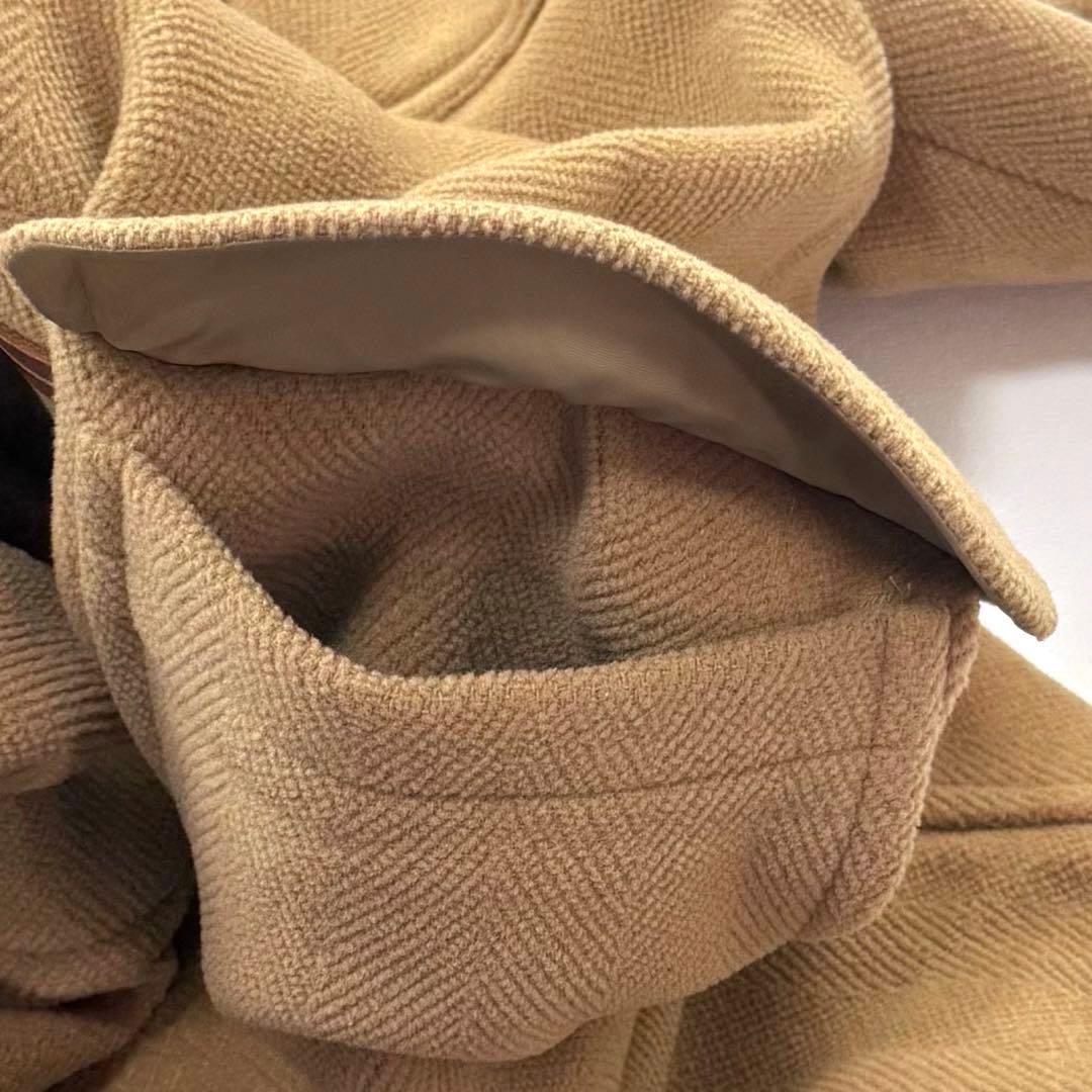 ニューヨーカー ムーアブルック ウールヘリンボーン ダッフルコート ベージュ