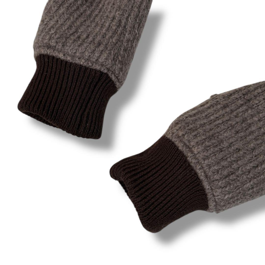 極美品 DOLCE&GABBANA Y2K マルチマテリアル フーディジャケット