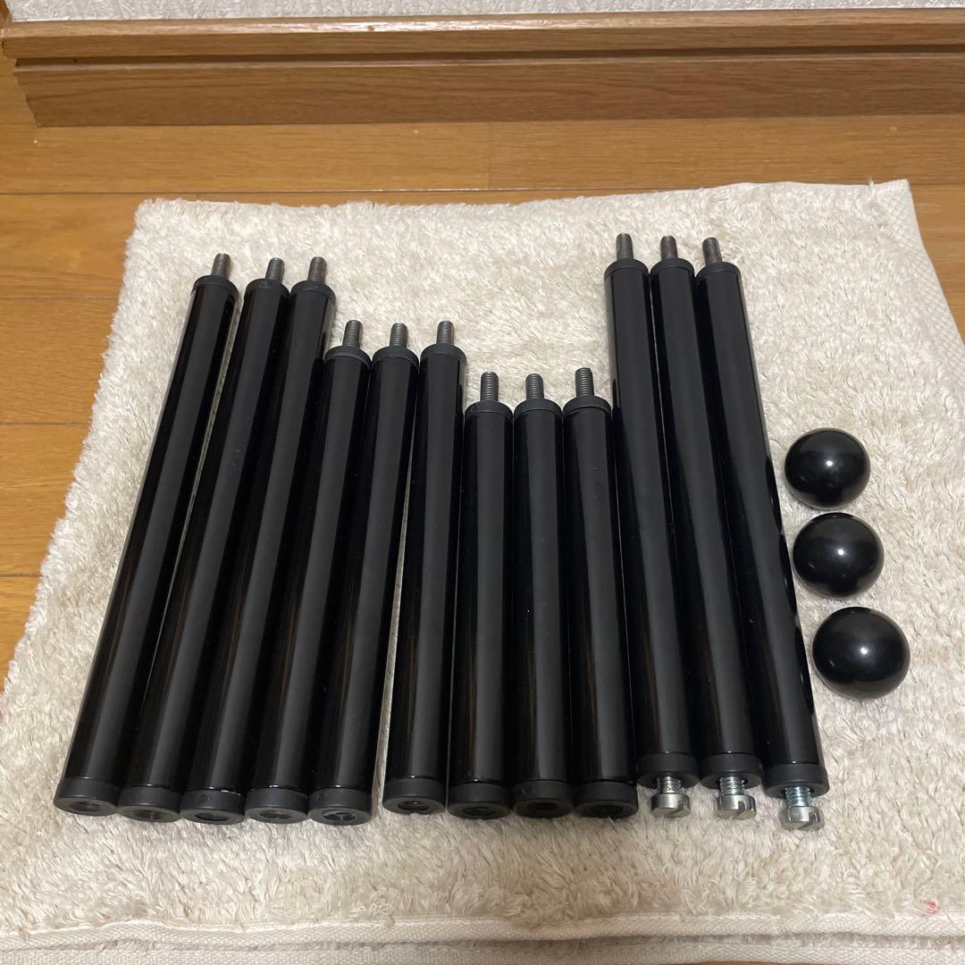 LE CREUSET ル・クルーゼ　ポットスタンド　ブラック　黒　5段　シェルフ