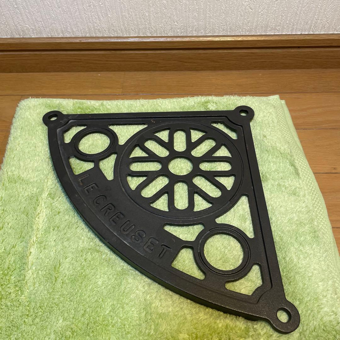 LE CREUSET ル・クルーゼ　ポットスタンド　ブラック　黒　5段　シェルフ