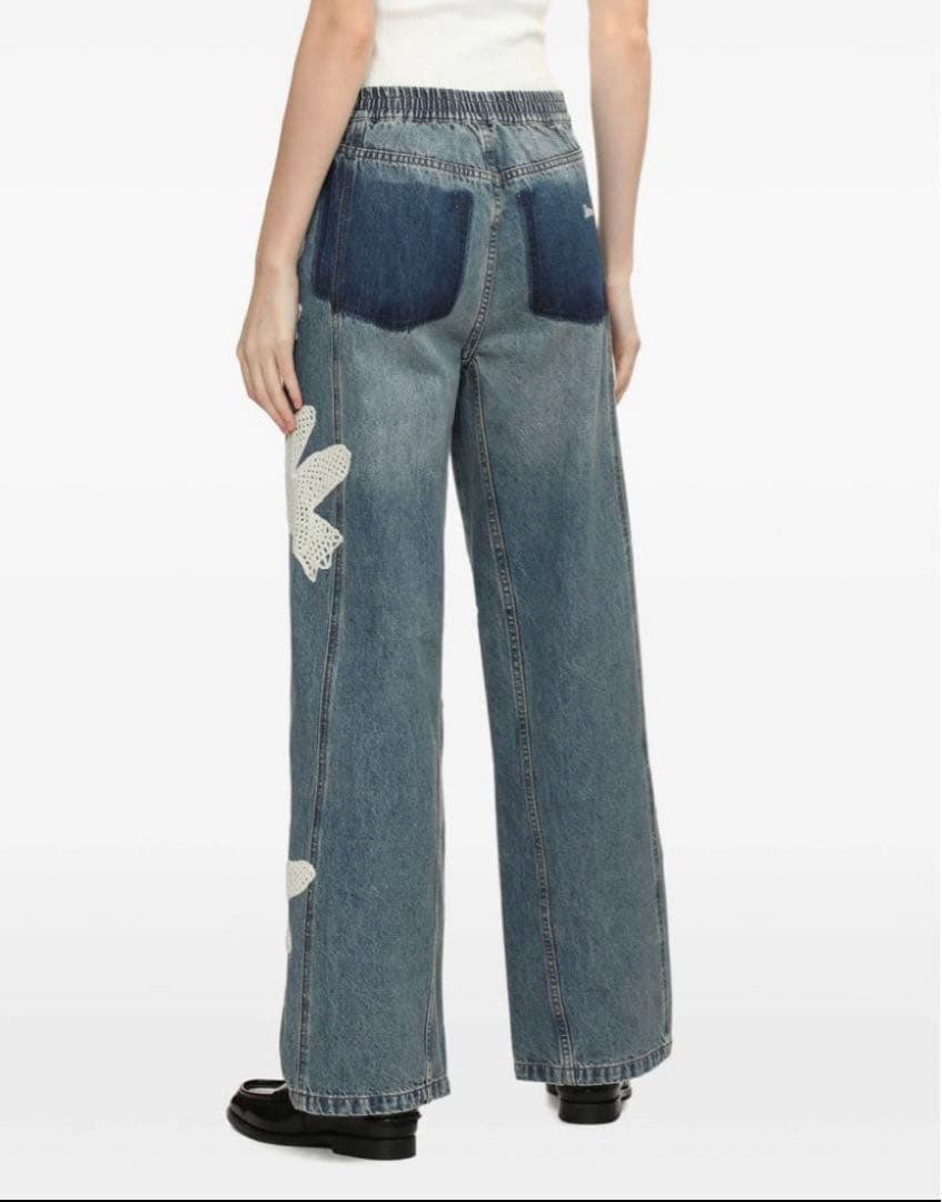 seanewyork paytonジーンズ　刺繍デニム