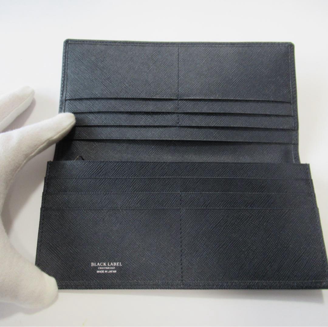 新品　BLACK LABEL 長財布 ブラックブラックレーベルクレストブリッジ