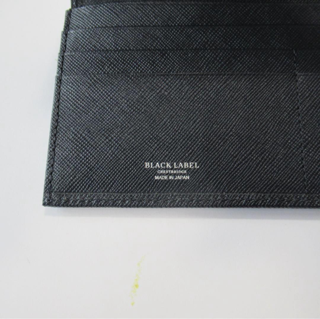 新品　BLACK LABEL 長財布 ブラックブラックレーベルクレストブリッジ