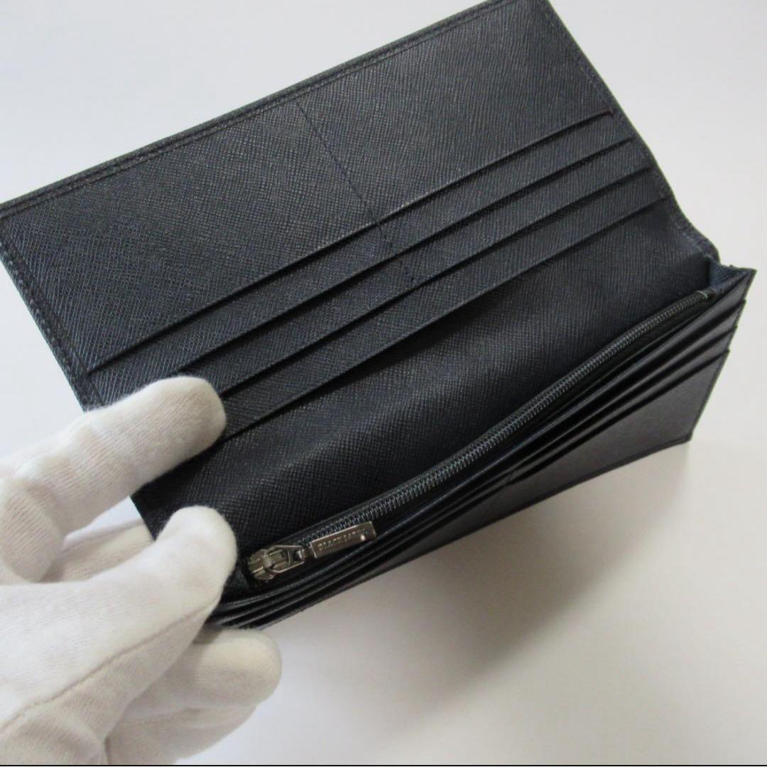 新品　BLACK LABEL 長財布 ブラックブラックレーベルクレストブリッジ
