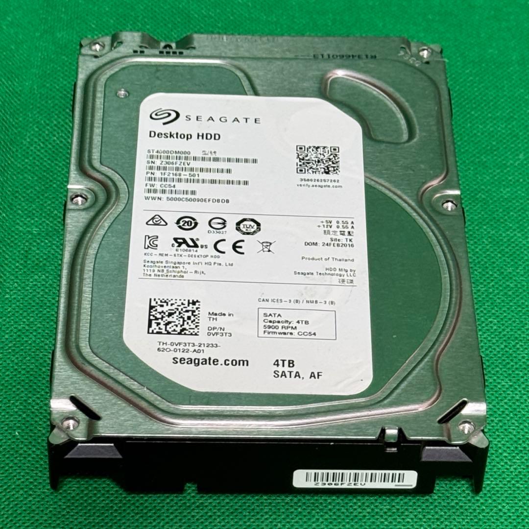 ジャンク扱★SEAGATE SATA4台まとめ★8T、４Tなど★Mac認識無し