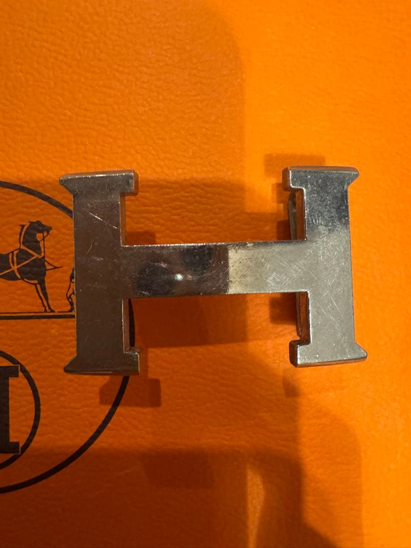 HERMES★H型シルバーバックルのみ