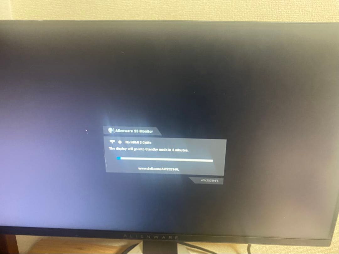 その他 Alienware AW25 240hz 24ich 1080p