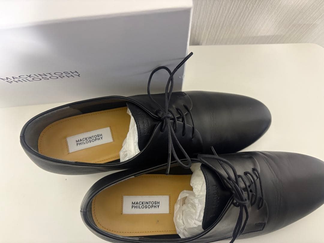 MACKINTOSH PHILOSOPHY レースアップシューズ ブラック