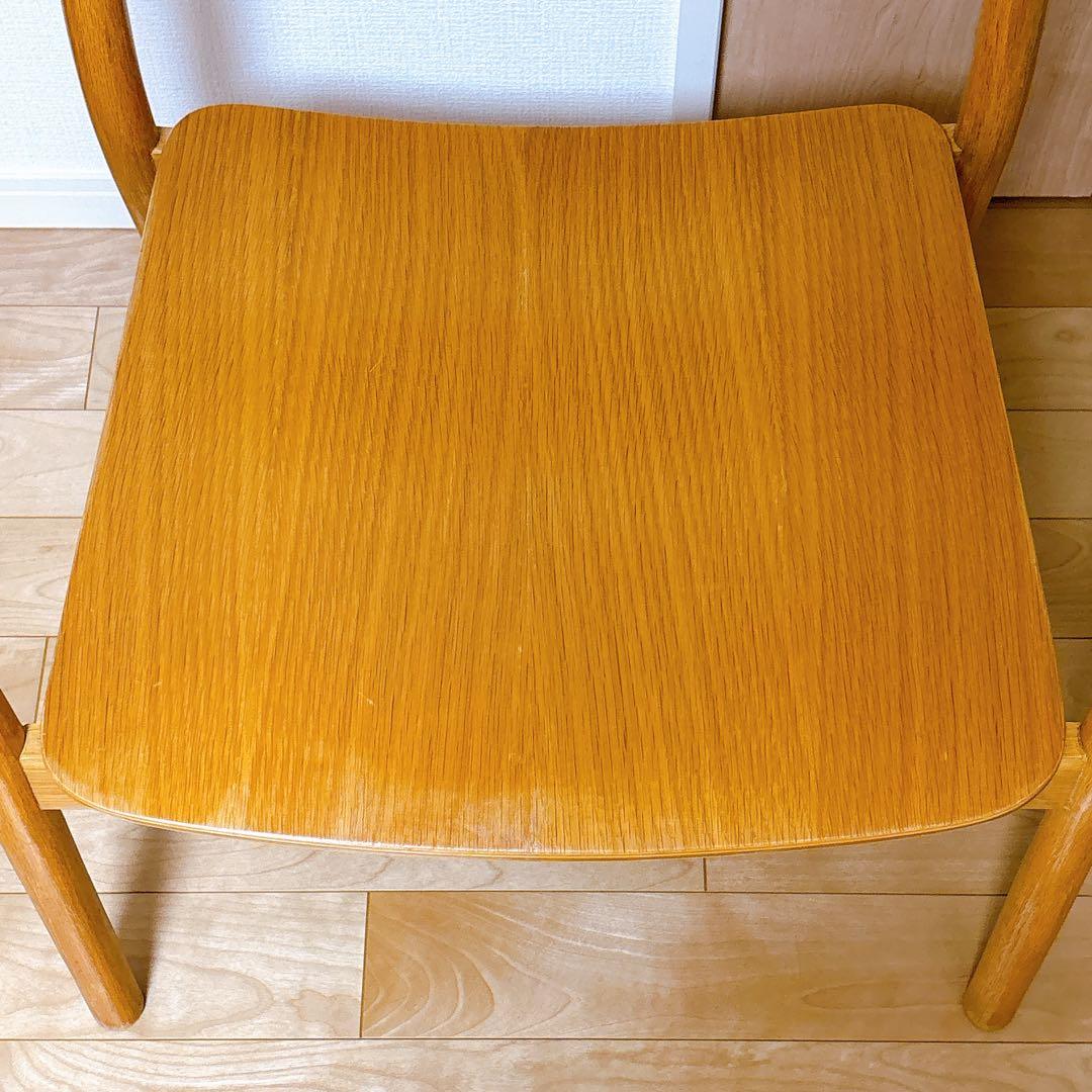 無印良品 オーク材 ラウンジアームチェア 一脚