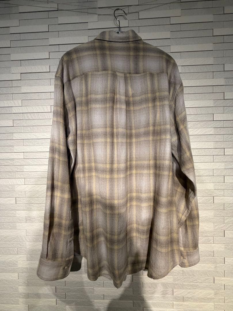 オーラリー　auralee チェックシャツ