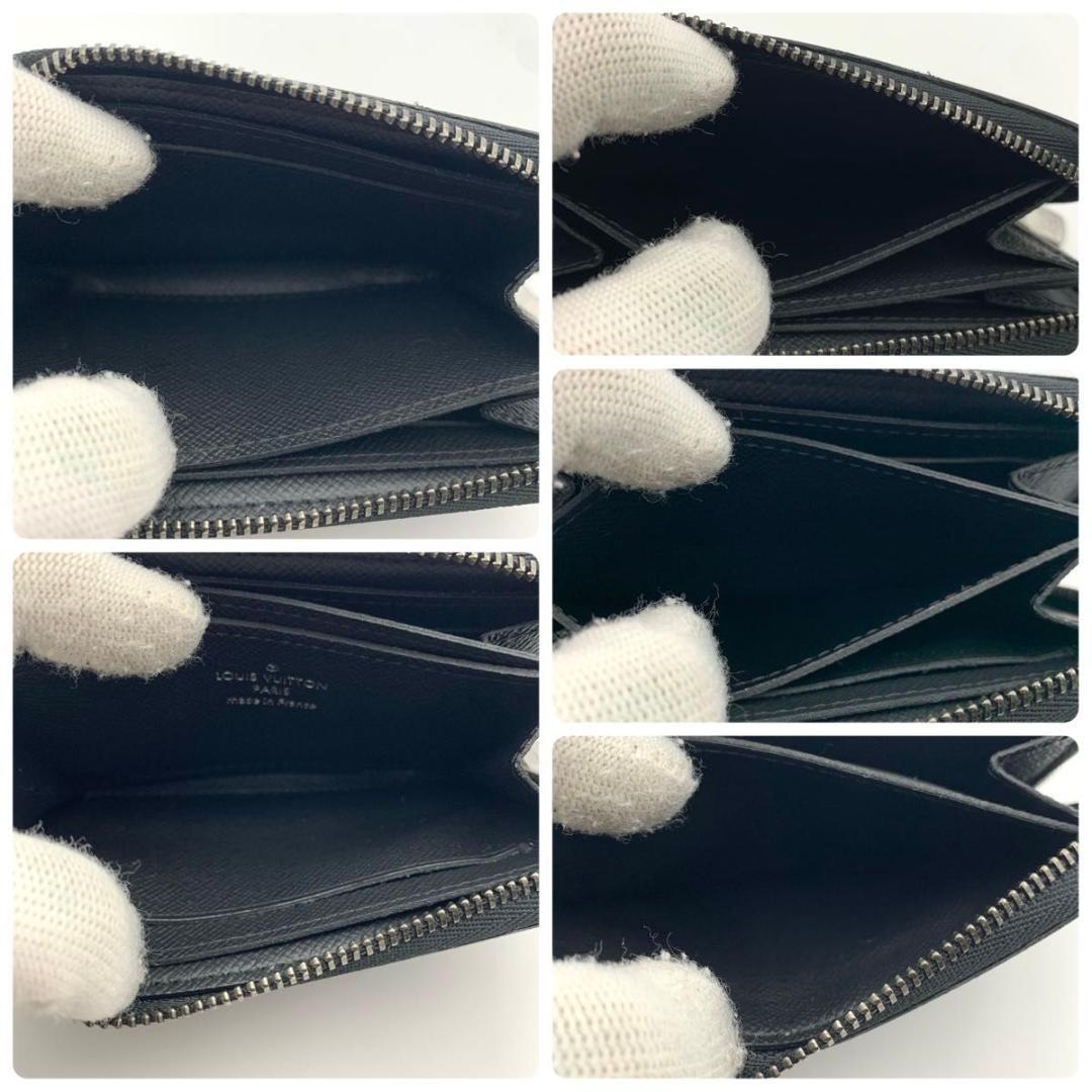 鑑定済み ルイヴィトン ジッピーパース 財布 エクリプス 黒 IC搭載