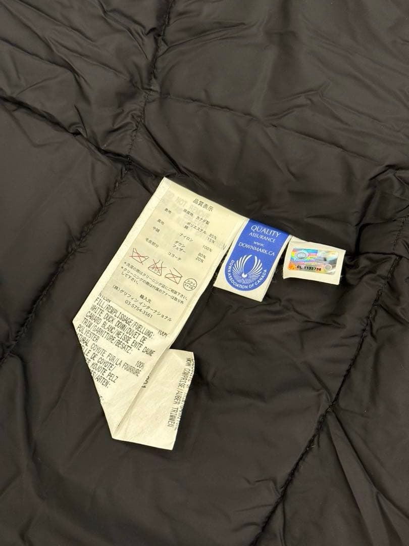 【美品】カナダグースBRONTE　PARKA 2603JL　ブラック　レディース