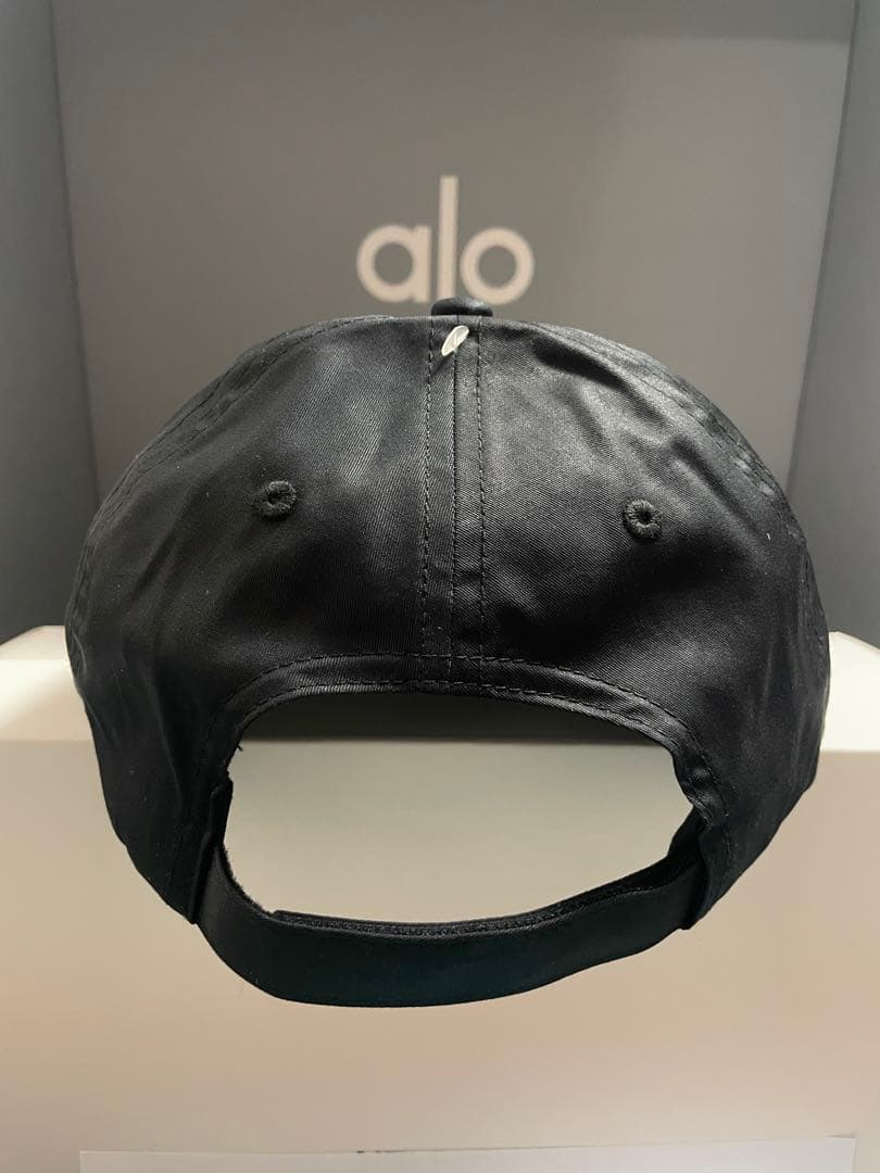 正規品 alo yoga キャップ 帽子 ブラック 新品　アロ ヨガ　②