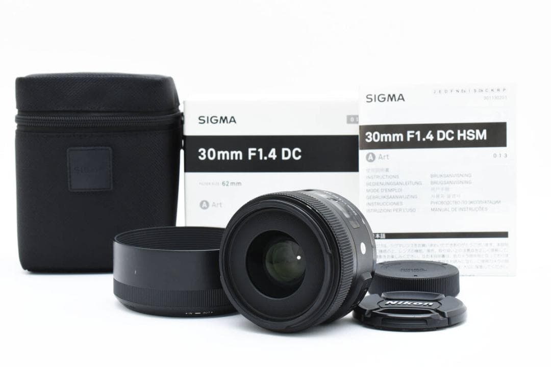 光学美品 SIGMA 30mm F1.4 DC Art Nikon 元箱付き