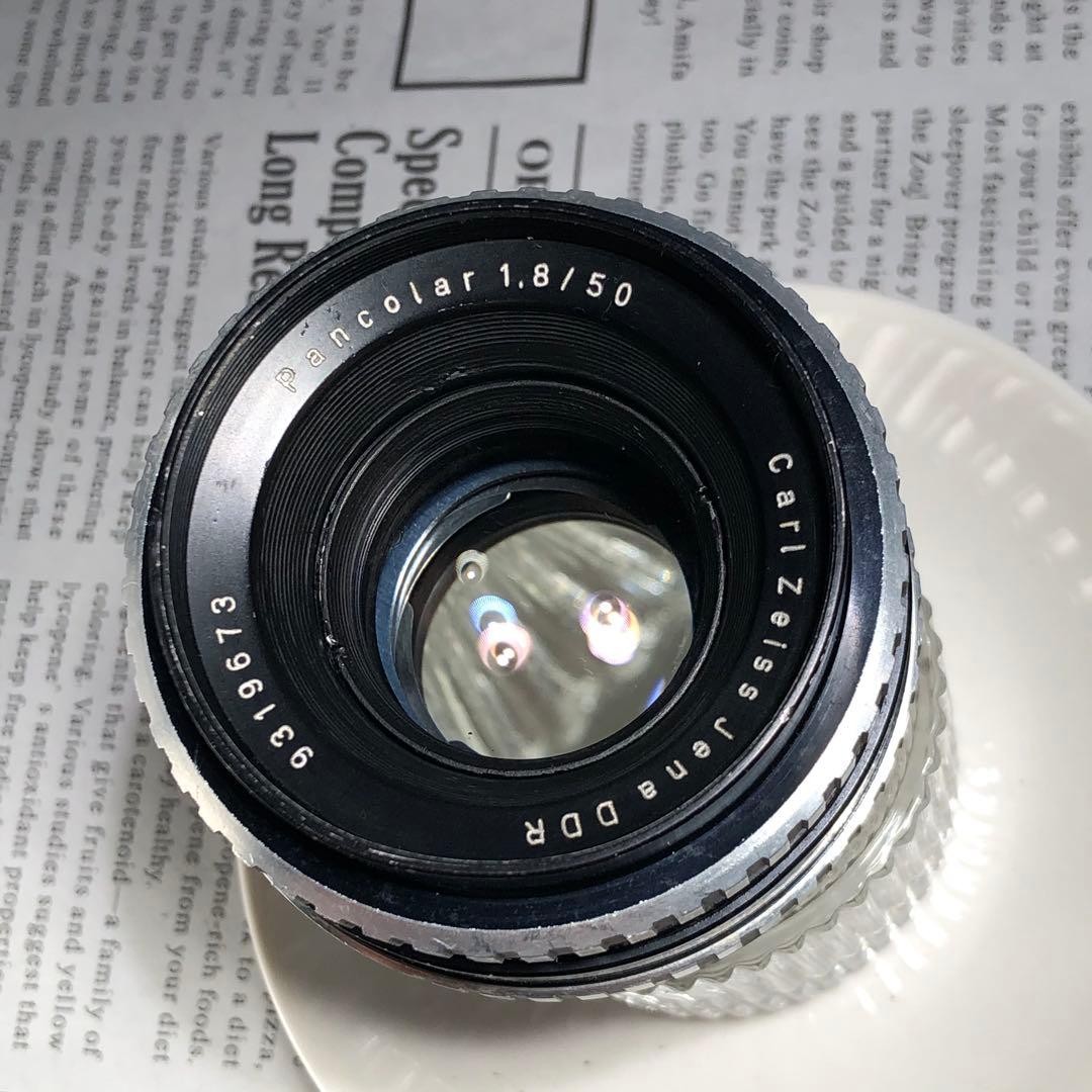 レンズ(単焦点) Carl Zeiss jena pancolar 50mm f1.8 m42