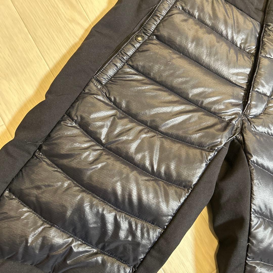 デサント　DESCENTE ブラック ダウンパンツ 7分　スキー