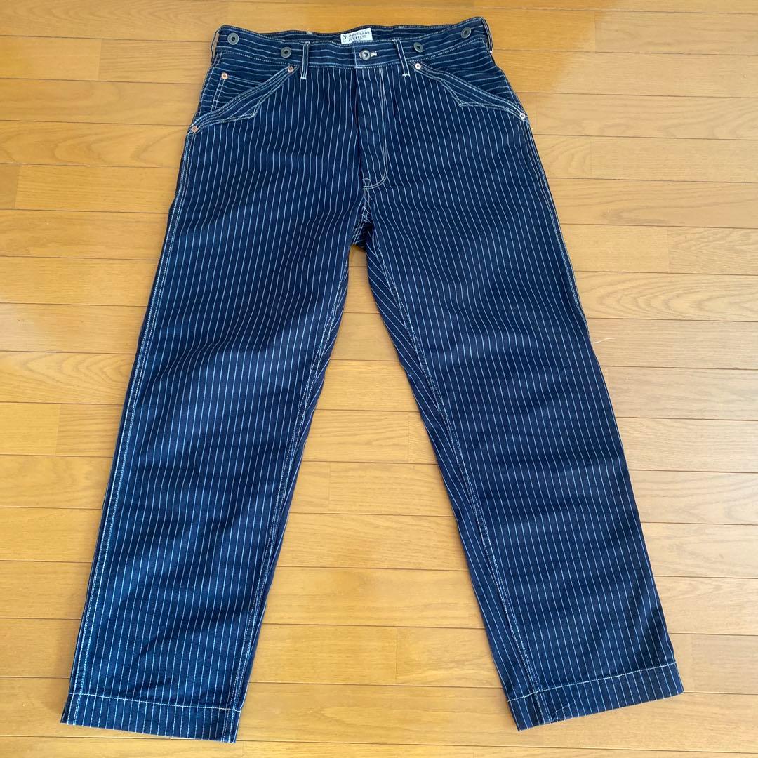 ショット　ヒッコリーデニム　パンツ　ウォバッシュ　36