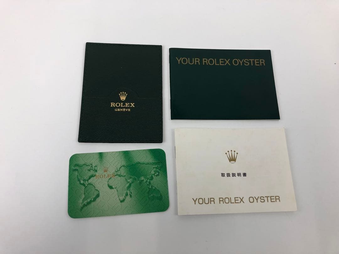チ*認様 ロレックス　外箱　内箱　冊子　取説　グリーン