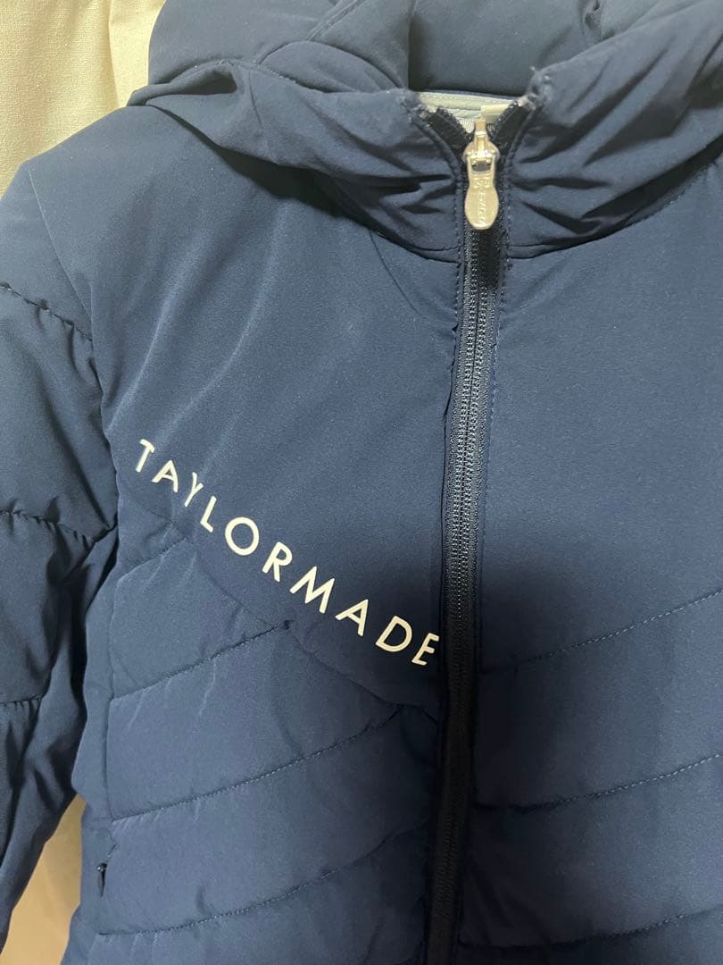 TAYLORMADE ネイビー ダウンジャケット 中綿ジャケット　フード付き　L