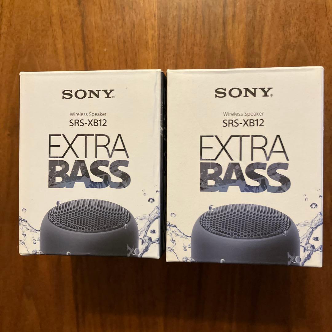 SONY Wireless Speaker SRS-XB12 二台セット