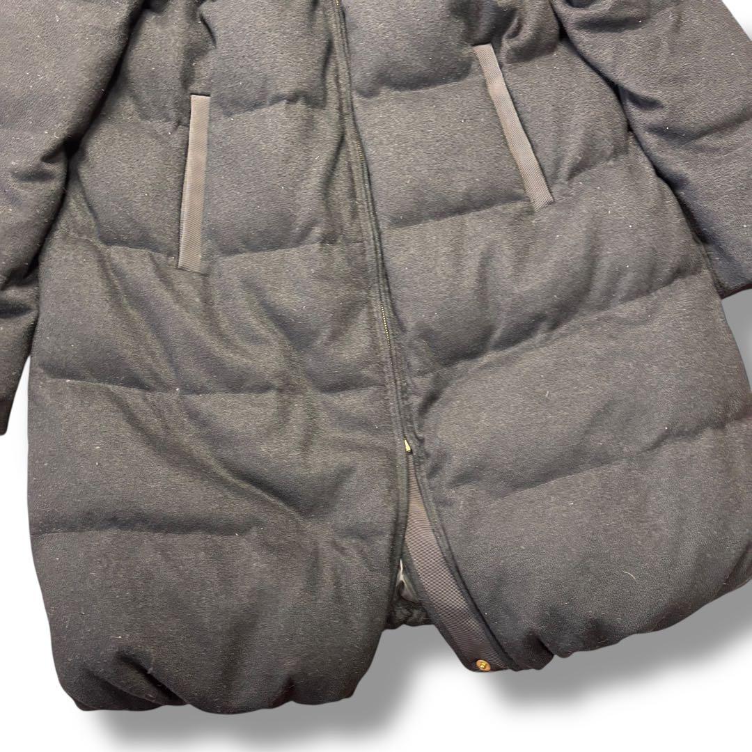 【美品】nano・universe 西川ダウン ダウンコート ブラック 40