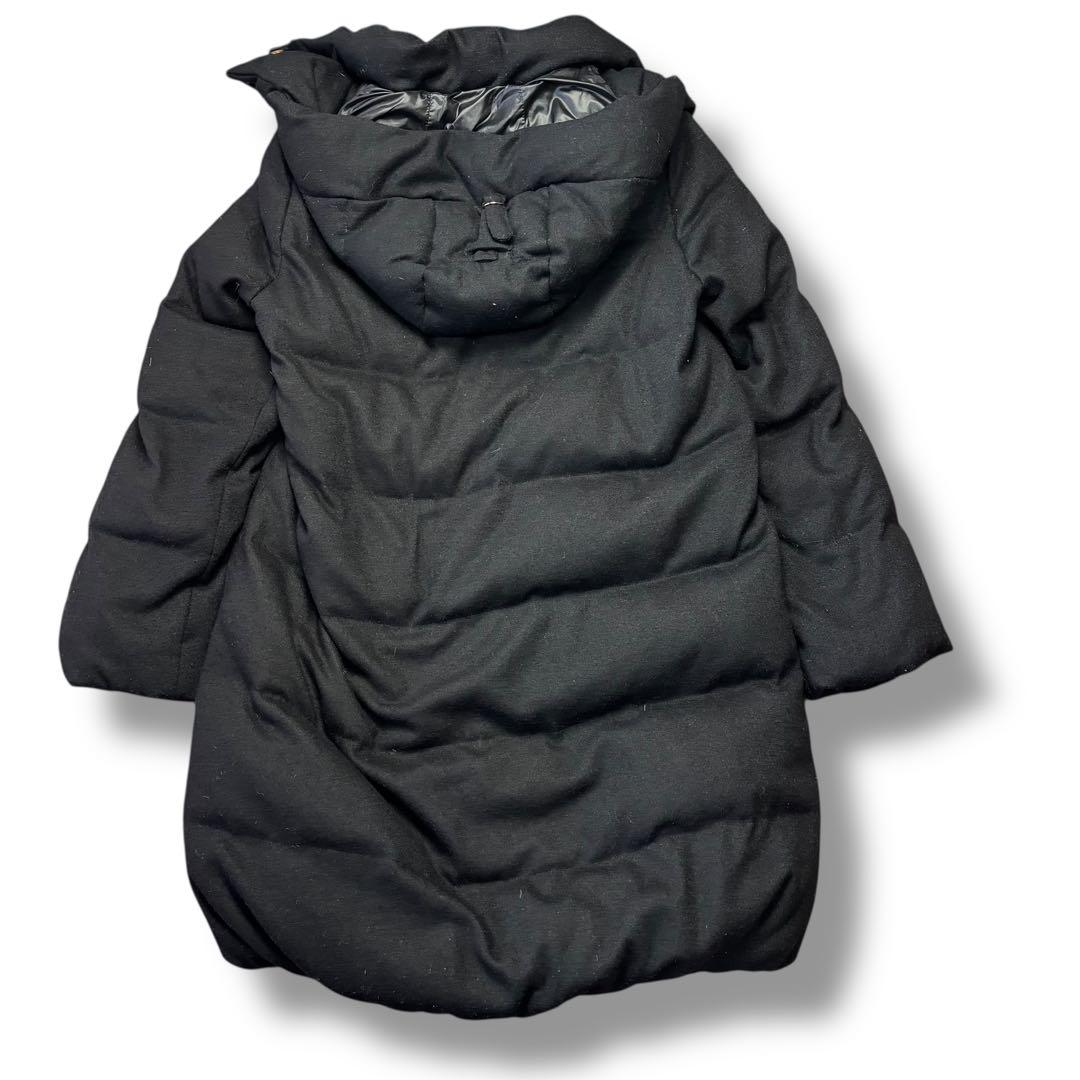 【美品】nano・universe 西川ダウン ダウンコート ブラック 40