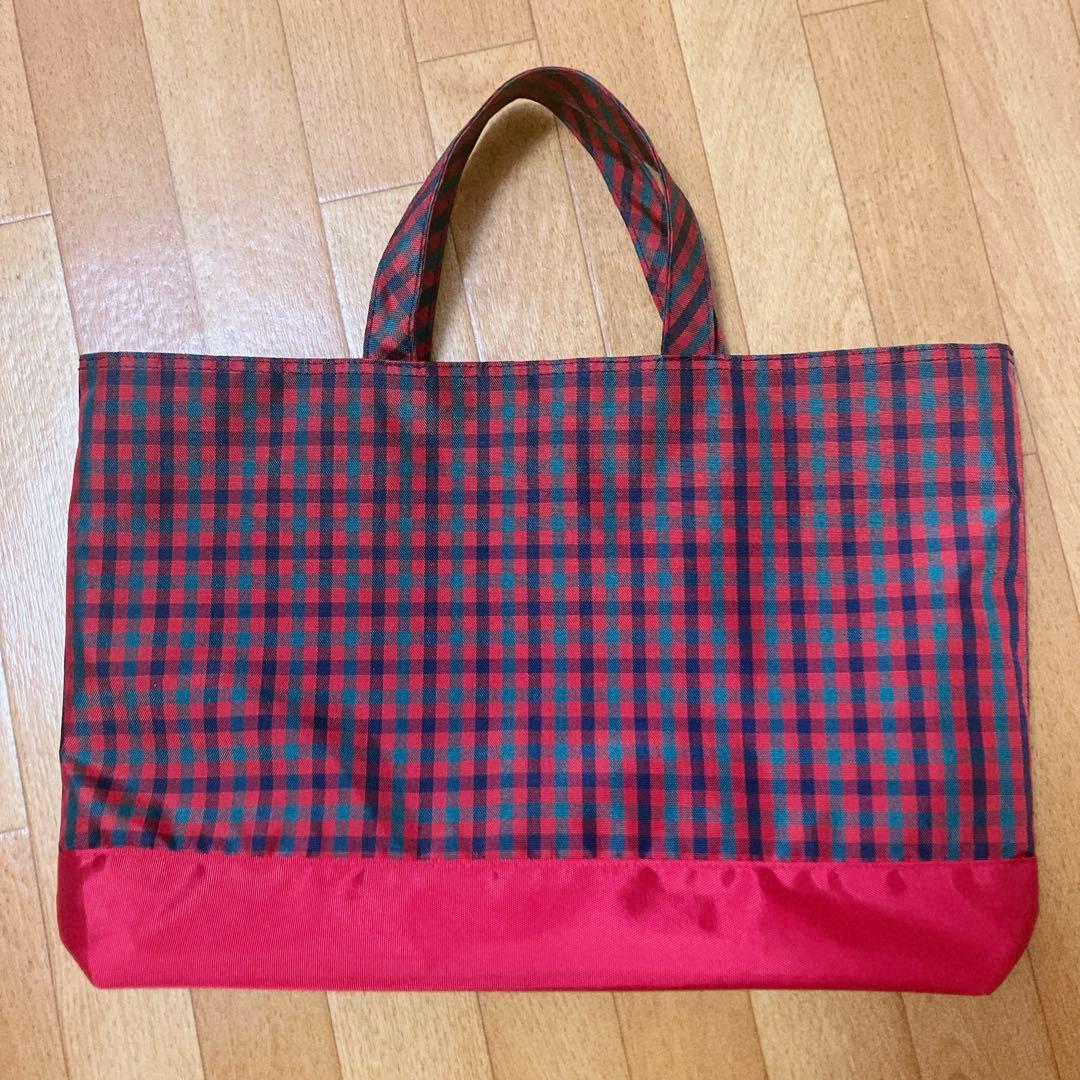 ファミリア　レッスンバッグ　赤