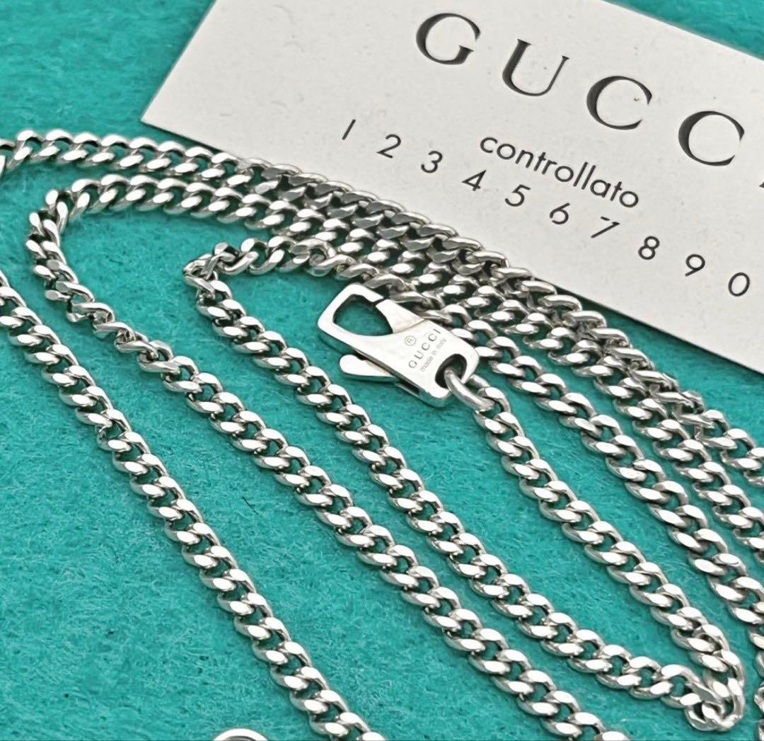 美品　GUCCI 2.5ミリ 喜平チェーンネックレス