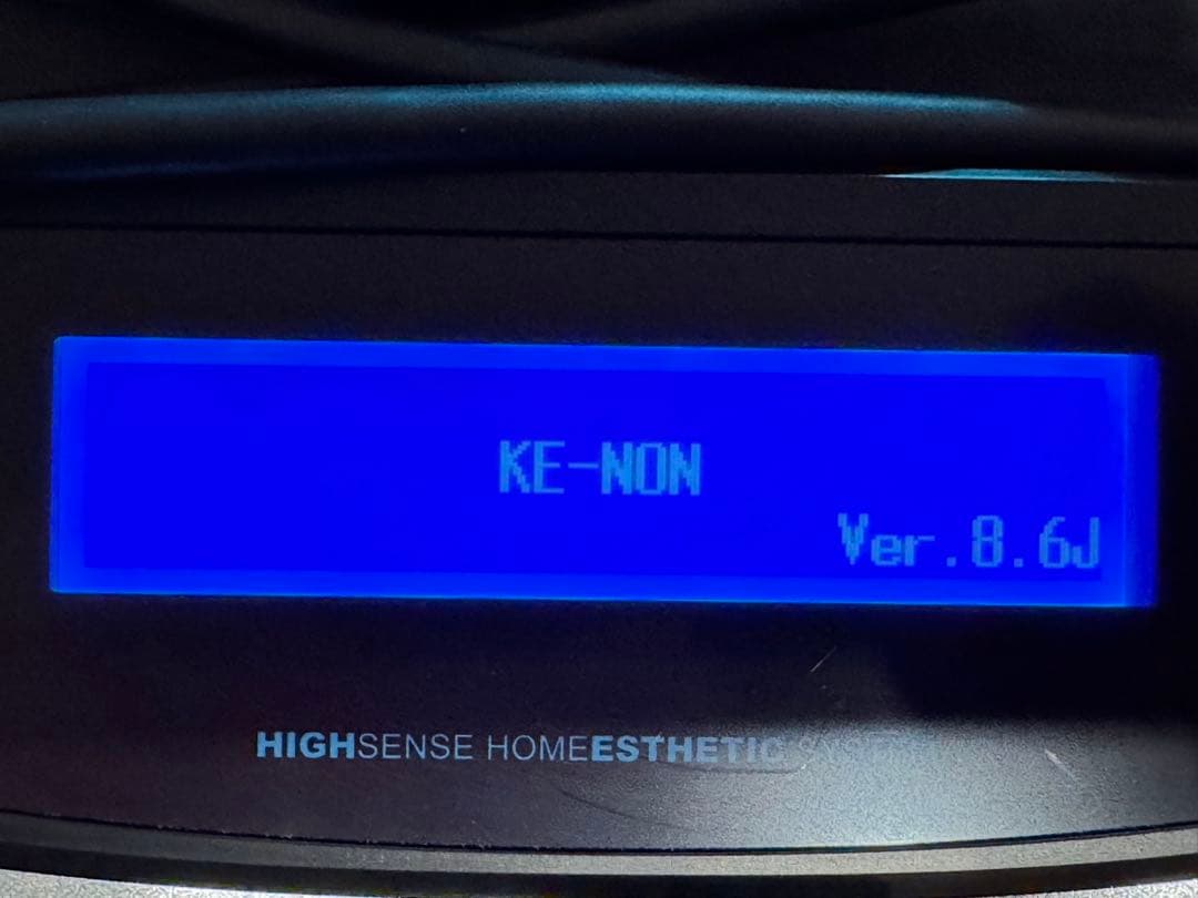 ② 超美品 ver.8.6 ケノン 美顔器 脱毛器 マットブラック