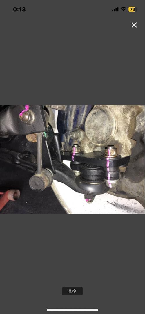 切れ角アップナックル JZX100 JZX110 JZX90 SXE10