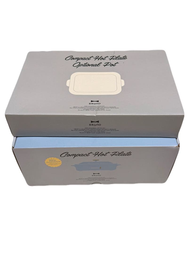 [新品未使用]ブルーノ　コンパクトホットプレート➕セラミックコート鍋