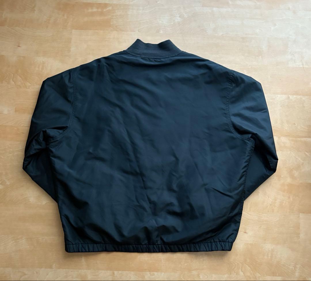 90s ラルフローレン　ボンバージャケット　ブラック　シェルドシンチラ　ma-1