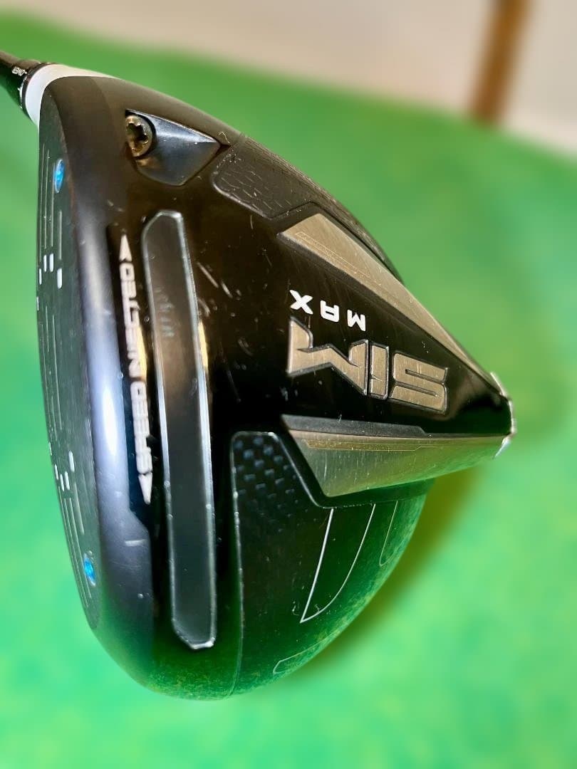 【TaylorMade SIM MAX ドライバー10.5°S ヘッドカバー付】