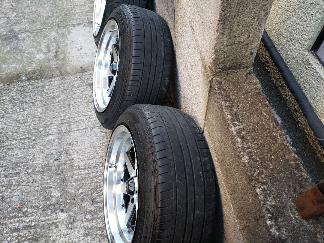 ロンシャン風15インチ pcd100 8j オフセットプラス20