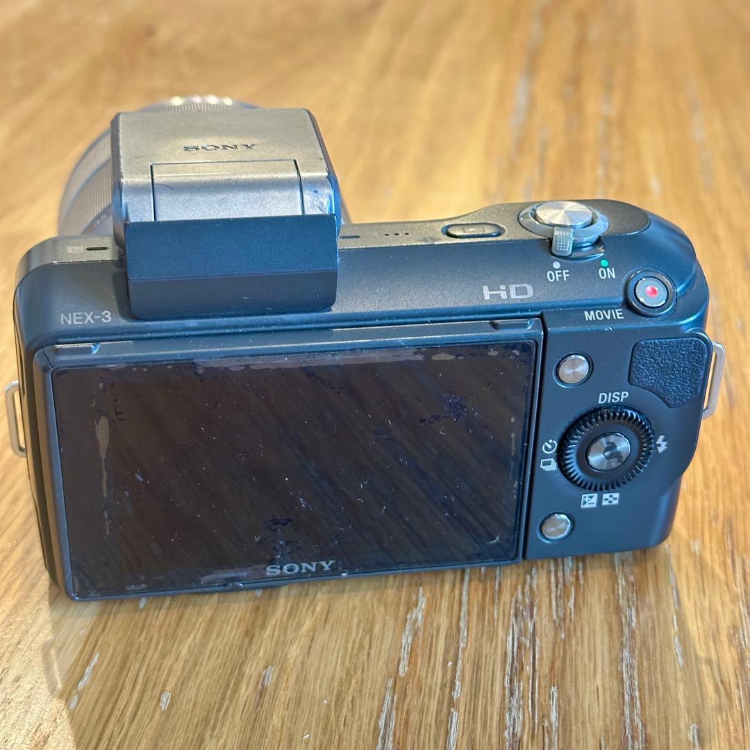 【ジャンク品】SONY NEX-3 ミラーレスカメラ レンズ2本