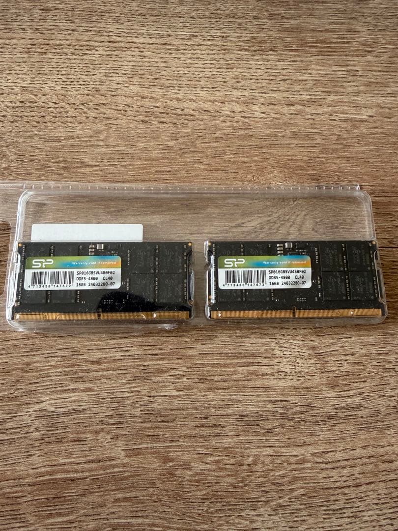 シリコンパワー DDR5-4800 32GB(16GB×2)