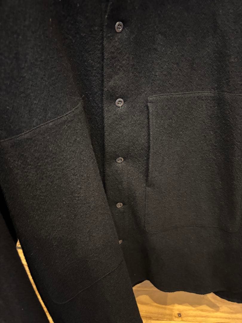 POLYPLOID ブラックシャツジャケット