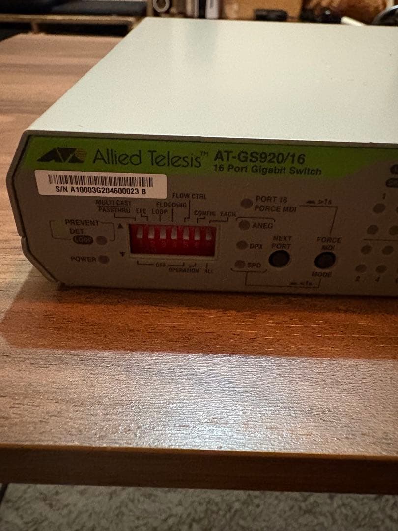 Allied Telesis AT-GS920/16 スイッチ