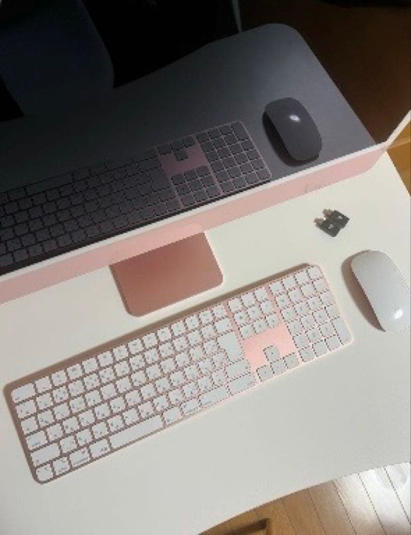 【16GB】Apple iMac 24inch Pink テンキー付きキーボード