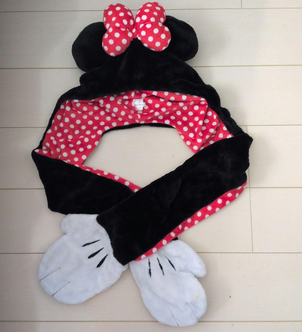 ディズニーマフラーファンキャップ　ミニーマウス