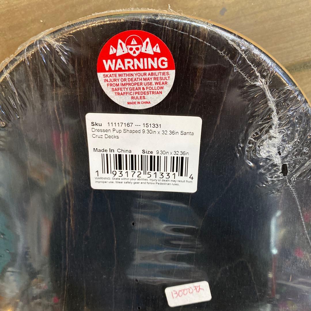 SANTA CRUZ DRESSEN スケートボードデッキ