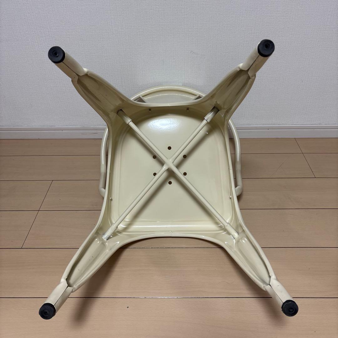 TOLIX aチェア　3脚セット　アームあり　オフホワイト