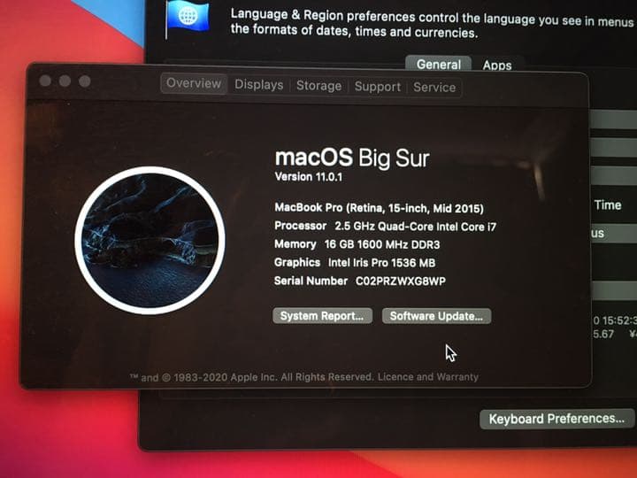 ビデオカメラ Macbook 2015