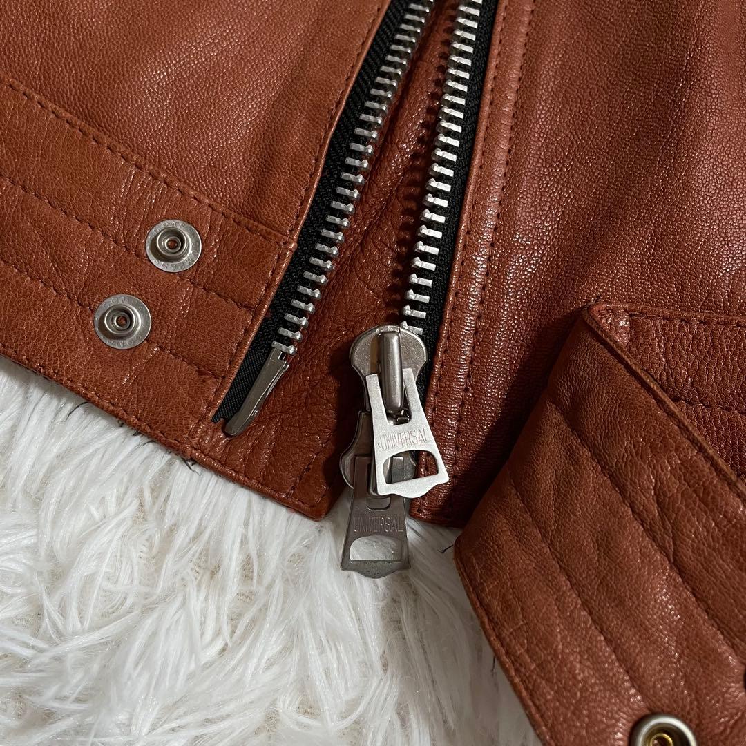 ジャックローズ ダブルライダースジャケット サイクロン型 ゴートレザー