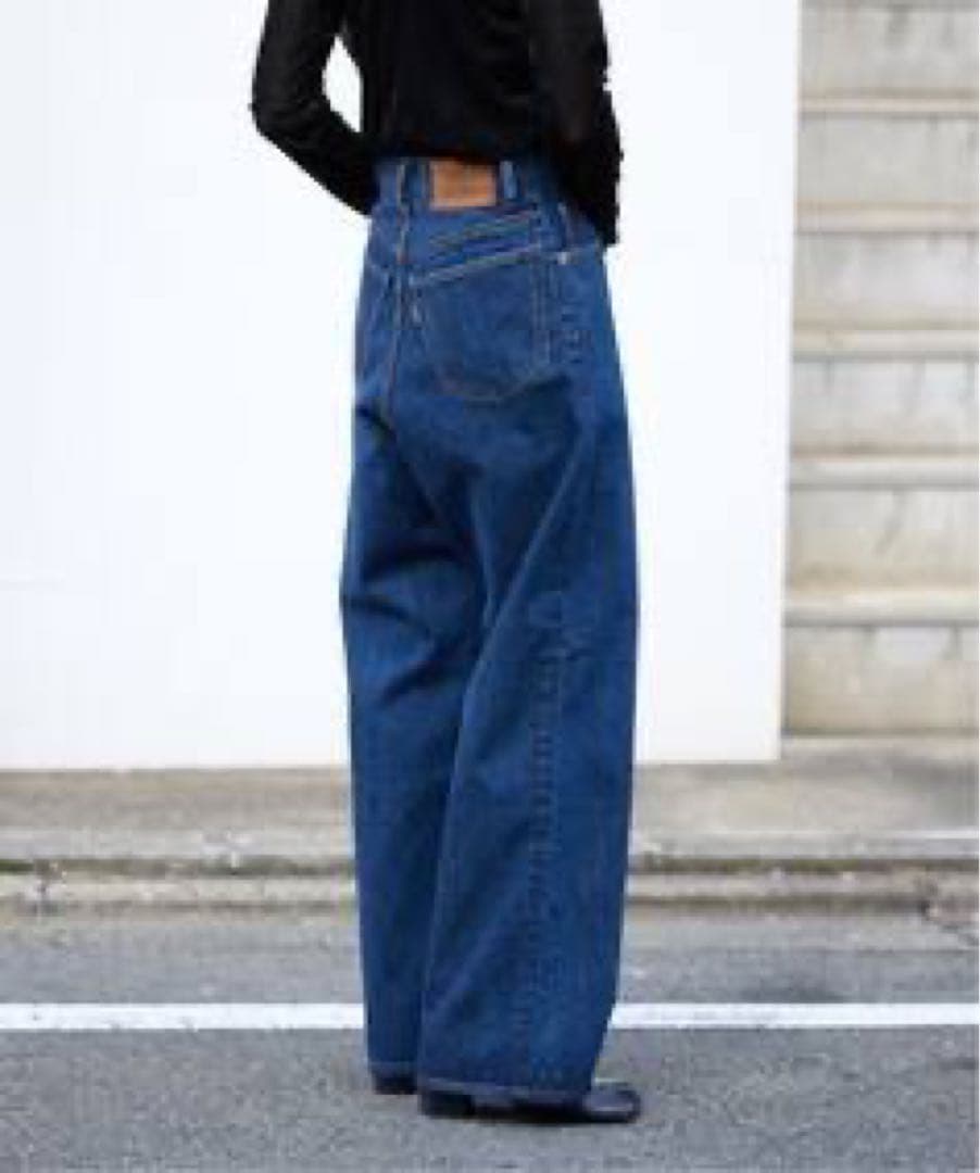 美品　ULTデニムハイライズルーズ5PKT